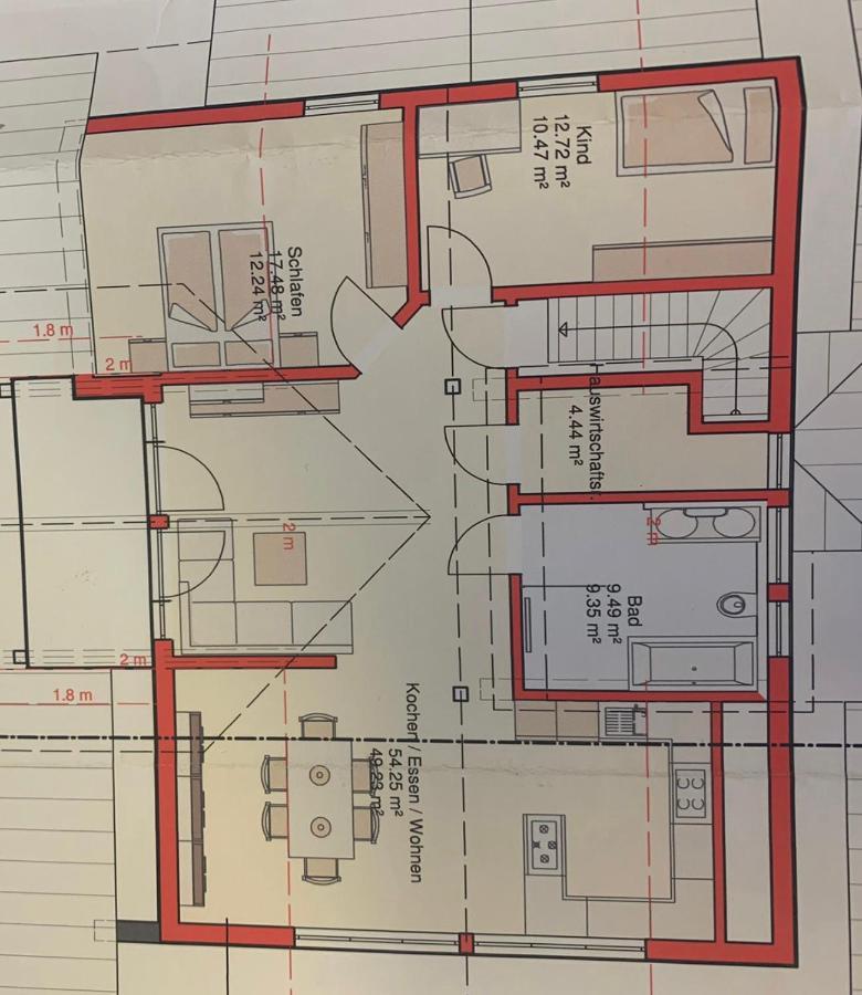 23 Neu Erbaute Ferienwohnung Mit Schloss- Und Panoramablick Halblech Exteriér fotografie